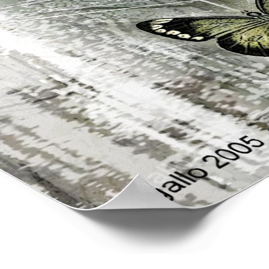 Poster Justice Howling at the Moon par Gregory Gallo (Coin)