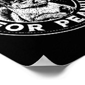 Poster Justice Pour L'Arachide L'Écureuil - P’nut Pnut Pe (Coin)