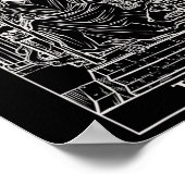 Poster Justice Tarot Card Grim Reaper Halloween Goth Horr (Coin)