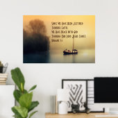 Poster Justifié Par La Foi Romains 5:1 Anoiné (Bureau à domicile)