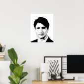 Poster Justin Trudeau Portrait (Bureau à domicile)