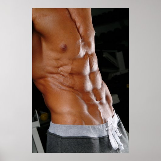 Poster Justin Woltering #17 - Abs (Devant)