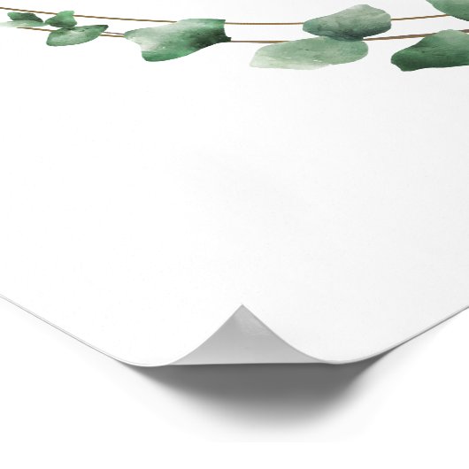 Poster JW 2025 Année Texte avec Eucalyptus (Coin)