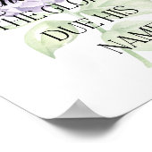 Poster JW 2025 Année Texte avec Hydrangea Imprimer (Coin)