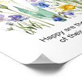 Poster JW 2026 Year Text with Watercolor Florals (Coin)