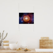 Poster JWST Dust Around Wolf-Rayet Stars Apep System (Cuisine)