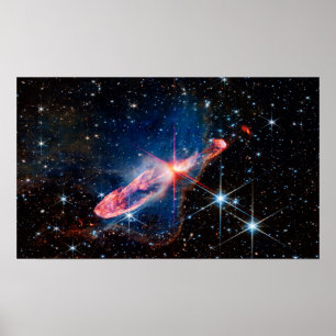 Poster JWST Herbig-Haro 46/47 Étoiles en formation active