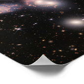 Poster JWST James Webb Télescope spatial Quintet de Steph (Coin)