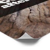 Poster "J'y vais sans peur" Motivation Affirmation (Coin)