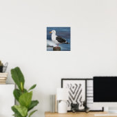 Poster jz.birds Möwe (Bureau à domicile)
