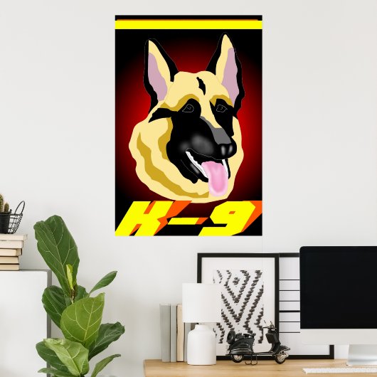 POSTER K-9 ! (Bureau à domicile)
