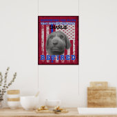 Poster K-9 Vétéran de travail espagnol chien d'eau person (Cuisine)