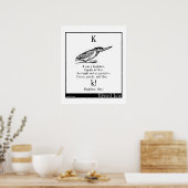 Poster K était un martin pêcheur (Cuisine)