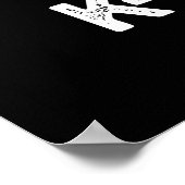 Poster K-poop Funny K-pop Poo Pun Dark BG (Coin)