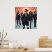 POSTER K-POP - SEOUL - ASIE (Cuisine)