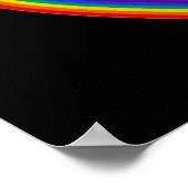 Poster kaars in een regenboog (Hoek)