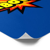 Poster Kaboom ! Explosion de bande dessinée Bold Pop Art (Coin)