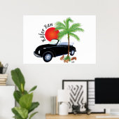 Poster Käfer Cabriolet 1972 (Bureau à domicile)