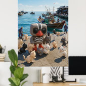 Poster Kagu à Tashirojima (Inspiration) (Bureau à domicile)