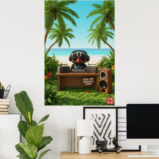 Poster Kagu FM (Bureau à domicile)