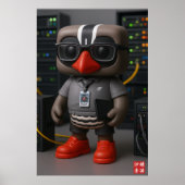 Poster Kagu travaille au datacenter (Devant)