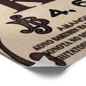 Poster Kaido Recherché Bounty (Coin)