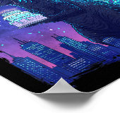 Poster Kaiju fête d'anniversaire Japon Monster Son annive (Coin)