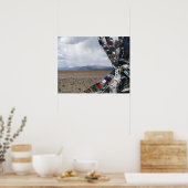 Poster Kailash First View Prayerflags en avant-plan (Cuisine)