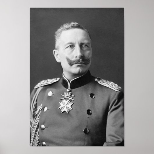 Poster Kaiser Wilhelm II Portrait - 1902 (Devant)
