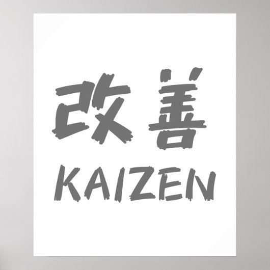 Poster Kaizen (Devant)