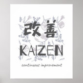 Poster Kaizen - Amélioration continue (Devant)