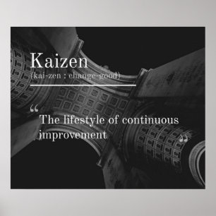Poster Kaizen (Continue verbetering)