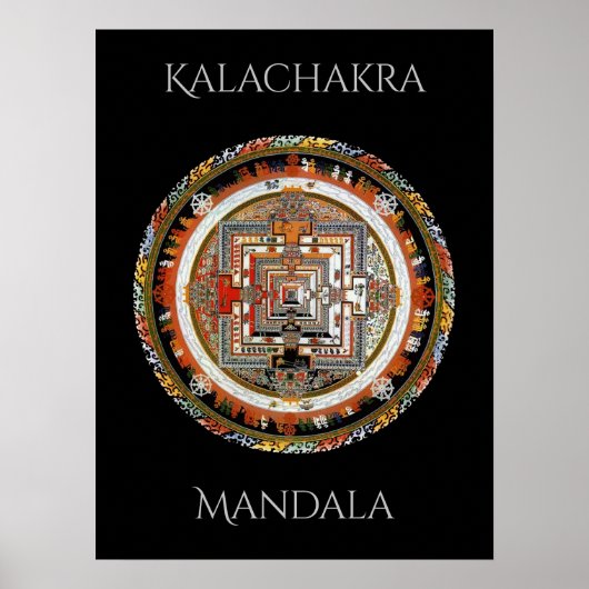Poster Kalachakra Mandala (Devant)