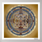 Poster Kalachakra Mandala B (Devant)