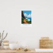 Poster Kalalau Beach États-Unis Imprimer (Cuisine)