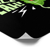 Poster Kale Ouais Pun Vegan Gardening (Coin)