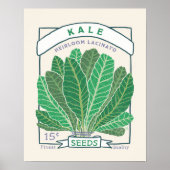 Poster Kale Seed Packet (Devant)