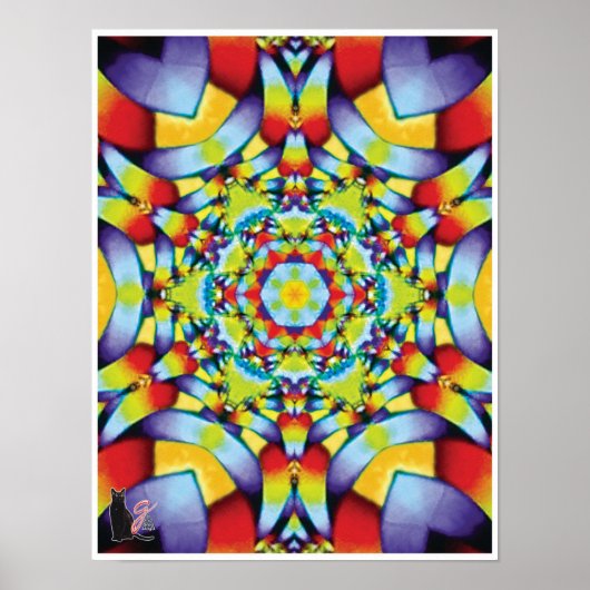 Poster Kaléidoscope (Devant)