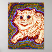 Poster Kaleidoscope Cat (Devant)