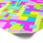 Poster Kaleidoscope coloré 01 (Coin)