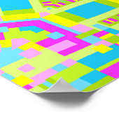 Poster Kaleidoscope coloré 02 (Coin)