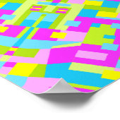 Poster Kaleidoscope coloré 05 (Coin)