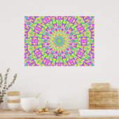 Poster Kaleidoscope coloré 05 (Cuisine)