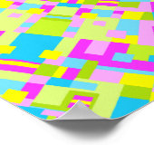 Poster Kaleidoscope coloré 06 (Coin)