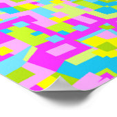 Poster Kaleidoscope coloré 08 (Coin)