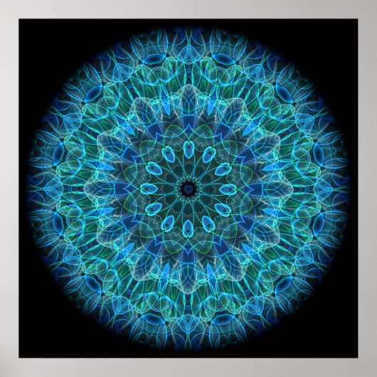 Poster Kaléidoscope de beauté sous-marine (Devant)