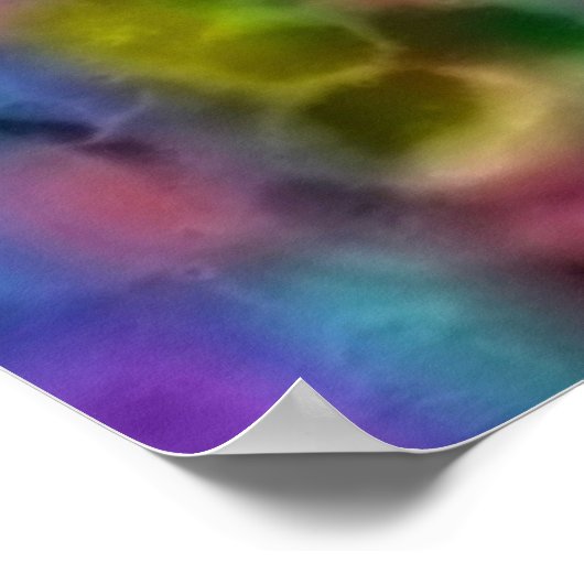 Poster Kaleidoscope de couleur d'Hyperion (Coin)