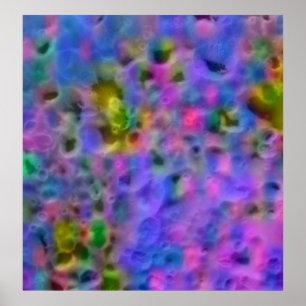 Poster Kaleidoscope de couleur d'Hyperion