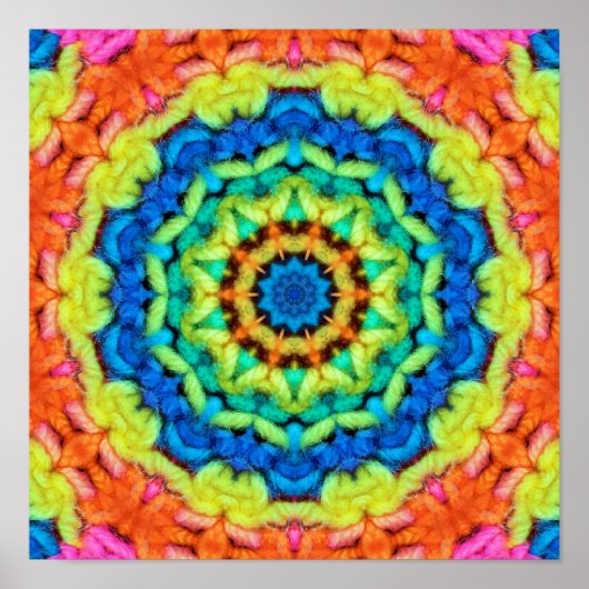 Poster Kaléidoscope de jour ensoleillé (Devant)