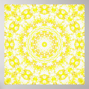 Poster Kaléidoscope de meringue de citron